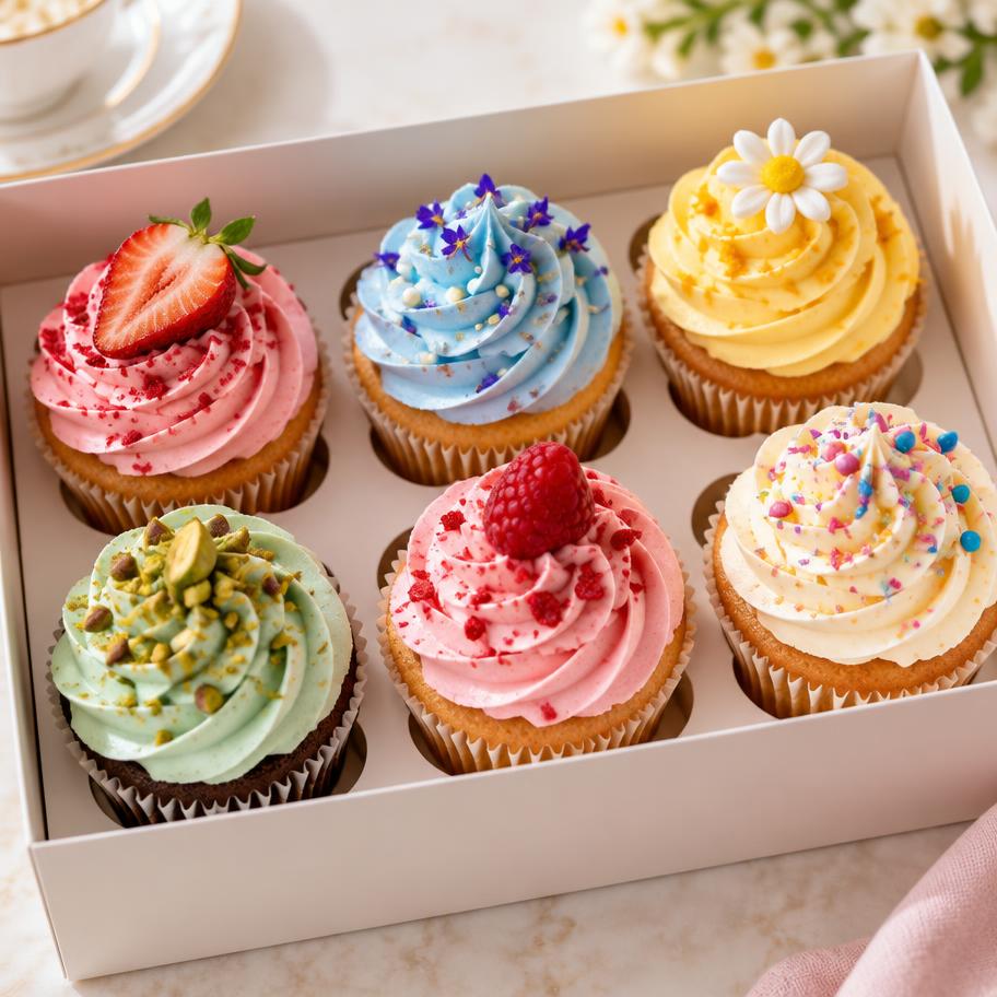 Cupcakes made by Victoria Bakes